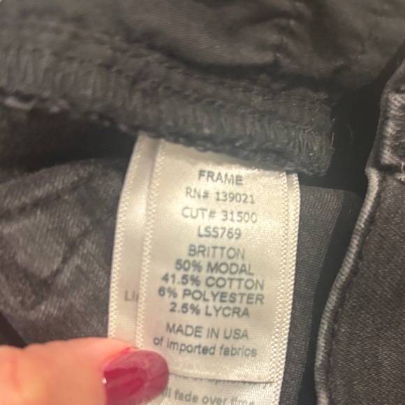 Frame Denim Kids Black Jeans - Picture 9 of 9